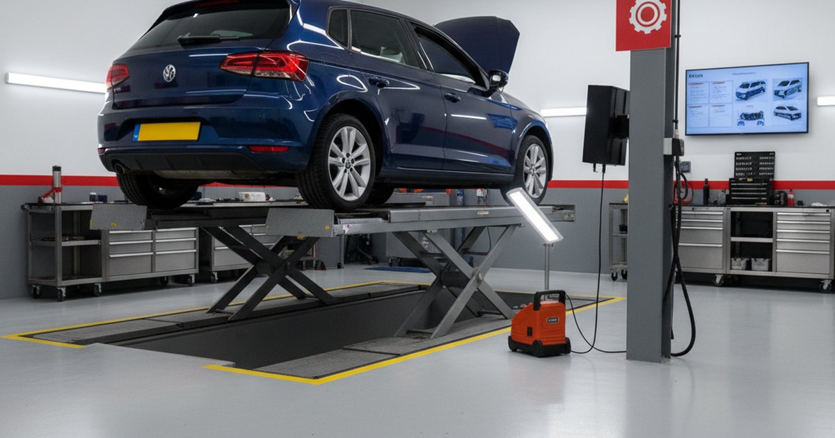 SRS airbag warning light on a car dashboard instrument cluster