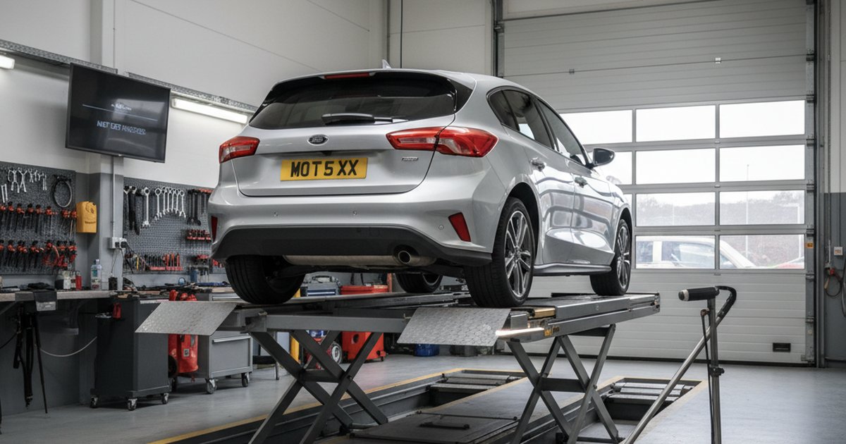 Car horn unit mounted behind front bumper grille exposed to road spray