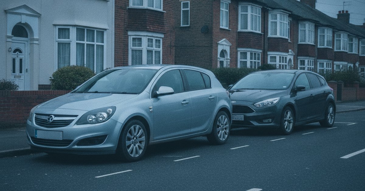 Vauxhall Astra and Ford Focus parked side by side, PlateInsight MOT reliability comparison