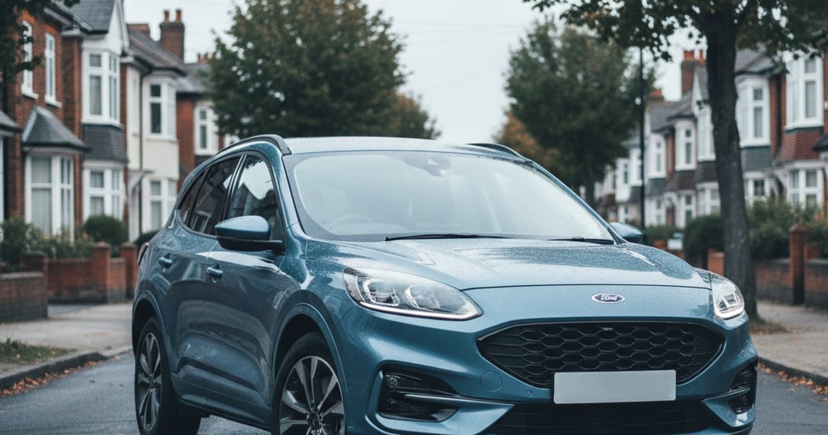FORD Kuga parked on a UK suburban street — PlateInsight reliability analysis