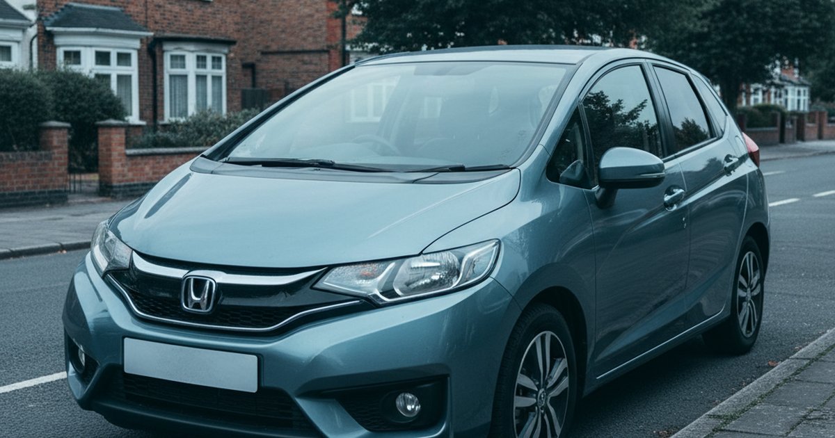 HONDA Jazz parked on a UK suburban street — PlateInsight reliability analysis