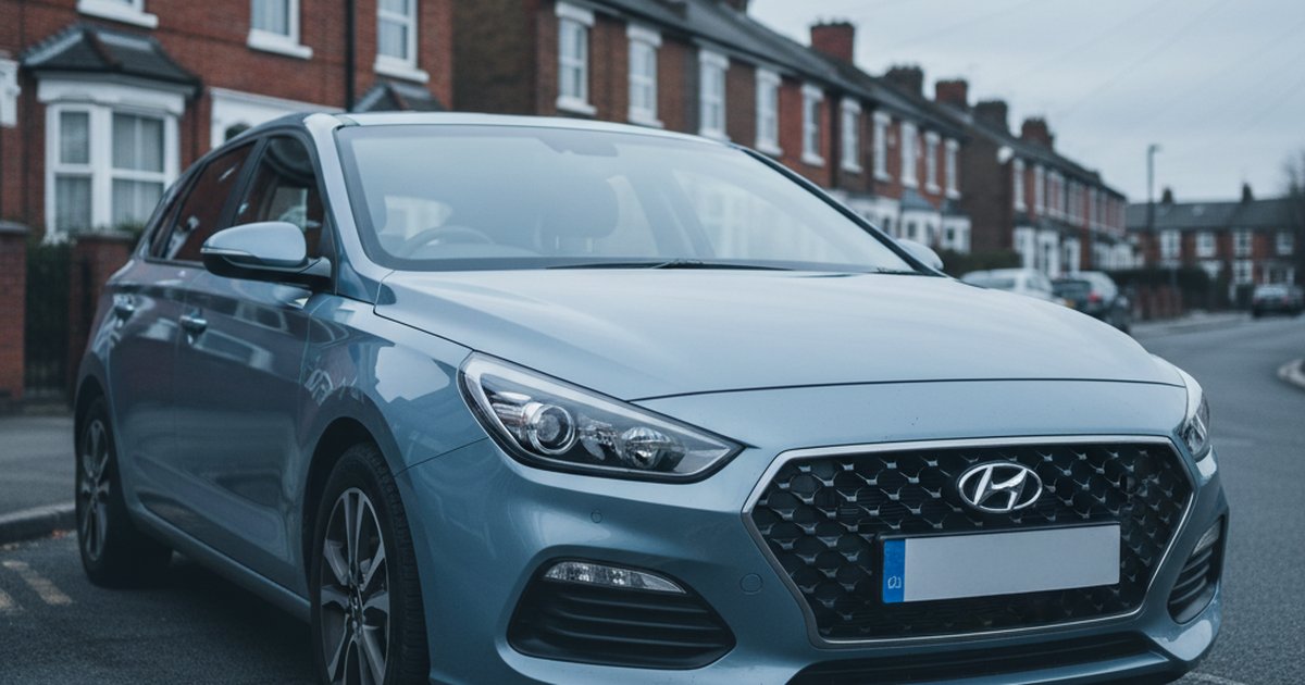 HYUNDAI I30 parked on a UK suburban street — PlateInsight reliability analysis
