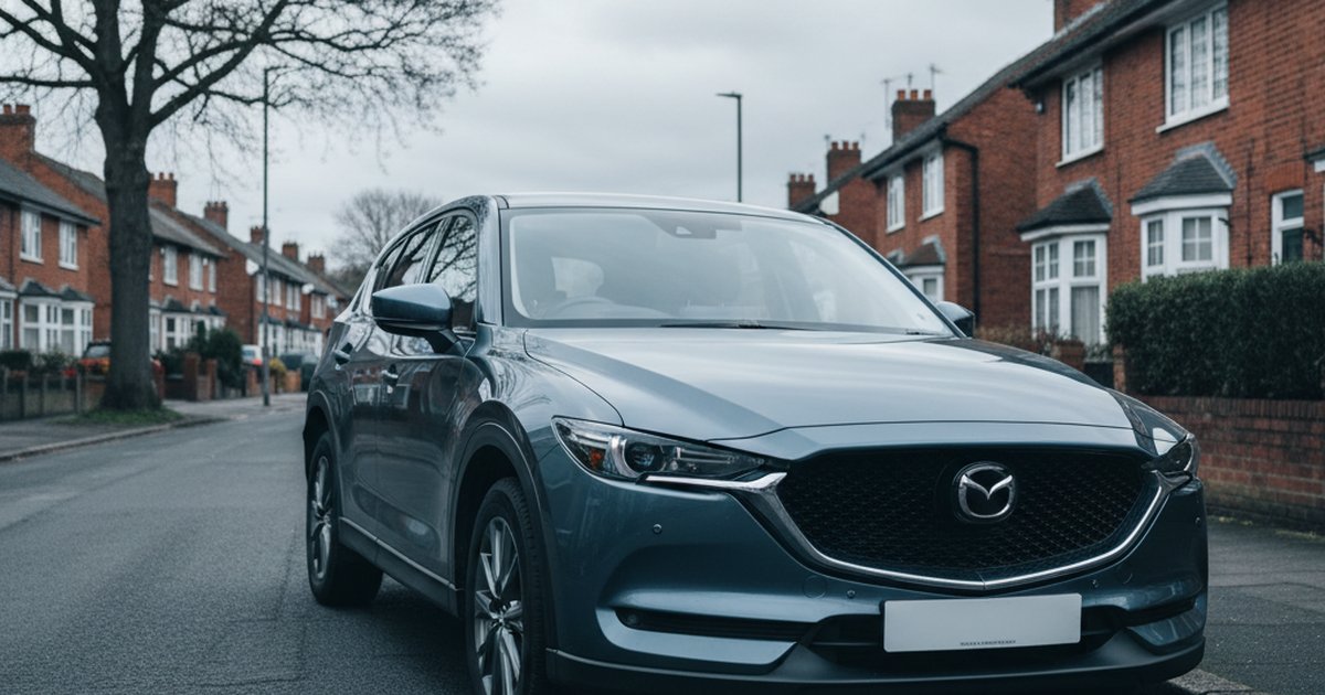 MAZDA Cx5 parked on a UK suburban street — PlateInsight reliability analysis