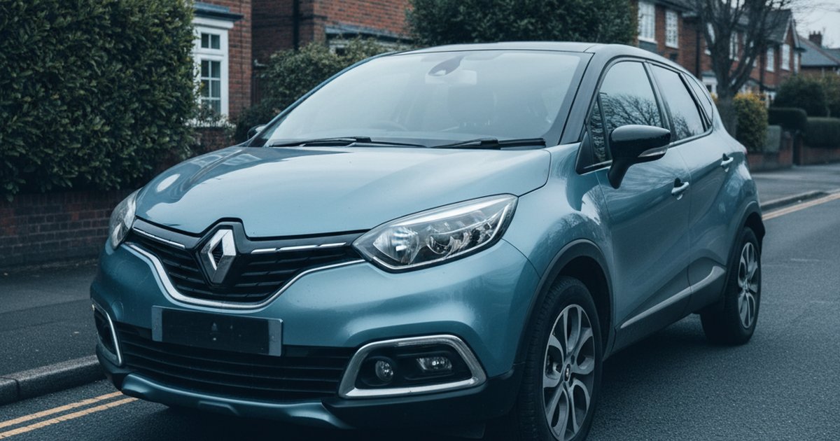 RENAULT Captur parked on a UK suburban street — PlateInsight reliability analysis