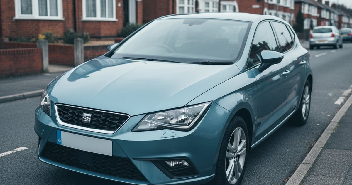 SEAT Ibiza parked on a UK suburban street — PlateInsight reliability analysis