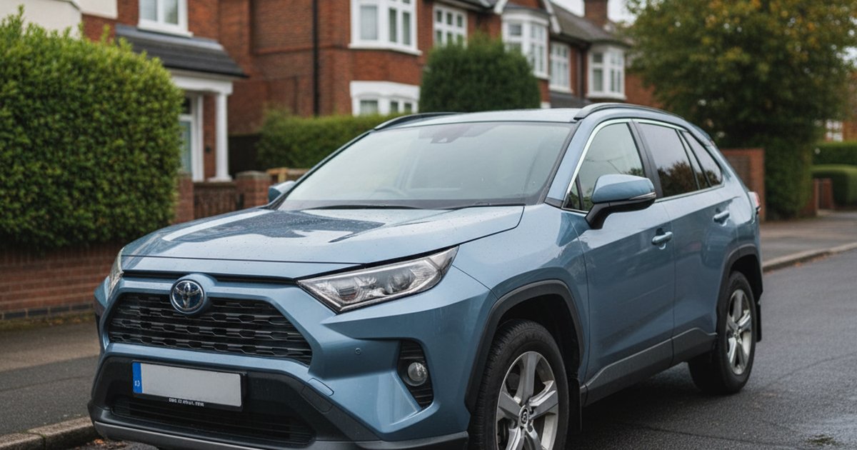 TOYOTA Rav4 parked on a UK suburban street — PlateInsight reliability analysis